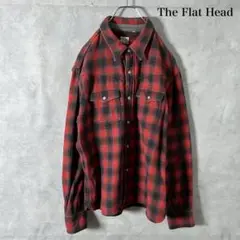 The Flat Head コットン ヘビネル シャツ 日本製 N1359
