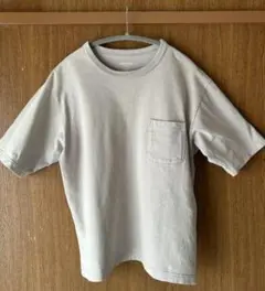 グレー 半袖 Tシャツ ポケット付き