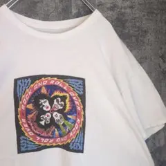 ビンテージ90s　ヘインズ　キス　バンドT　アートプリント　海外古着