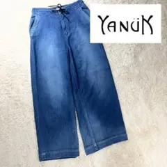 YANUK ヤヌーク デニム ワイドパンツ S