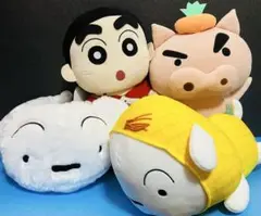 クレヨンしんちゃん　しんちゃん　シロ　ぶりぶりざえもん 4点セット