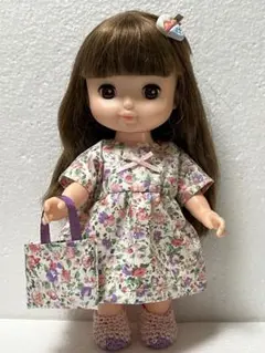 ソランちゃん、メルちゃんのワンピース❣️小花 パープル　夏休み価格❗️　プロフみてね
