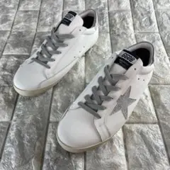 新品/42 GOLDEN GOOSE SUPERSTAR スニーカー ラメ 白