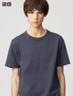 お得！UNIQLO U Tシャツ Mサイズ ネイビー ホワイト 2枚セット