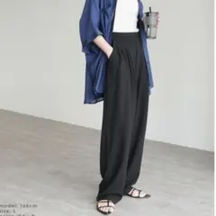 レカ　★　ジョーゼットタックパンツ