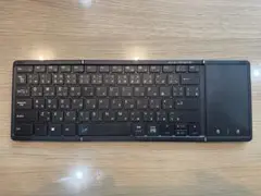 Omikamo 折り畳み式 ワイヤレスキーボード タッチパッド付