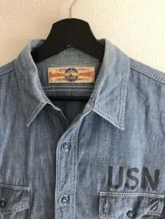 ザ リアルマッコイズ シャンブレーシャツ USN サイズ16