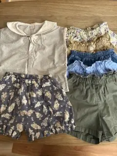 キッズ ハーフパンツ セット　まとめ売り　女の子　110