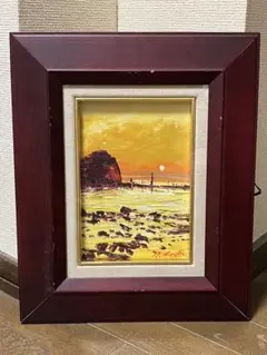 ☆ 高橋益之 ☆「 雪の小樽運河 」油絵 SMサイズ 新品！ 高橋益之 『小樽運河』 油彩画 - 北海道画廊