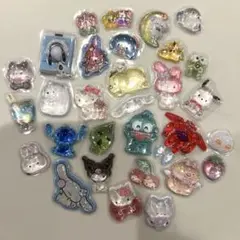 12 ボンボンドロップシール 立体シール　フレークシール　キャラクター