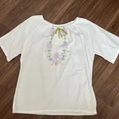 vintage 刺繍チロルブラウス