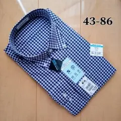 LES MUES ノンアイロンクールＢＤチェックシャツ 【LL】