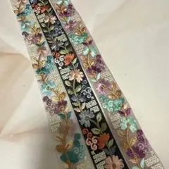 146.インド刺繍 1m50cm×3本セット