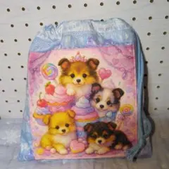 巾着袋保冷保温パネル犬さんハンドメイド