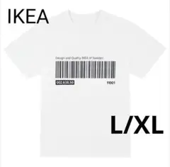 イケア　IKEA Tシャツ　エフテルトレーダ　L/XLサイズ　 1枚