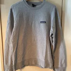 【美品】Patagonia パタゴニア トレーナー グレー オーガニックコットン