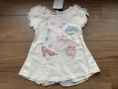 【新品タグ付き】ANGEL LOVE フリフリ袖Tシャツ 90サイズ