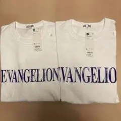 タグ付き新品未使用 GU EVANGEＬION Tシャツ 2枚セット M L