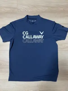 キャロウェイ Callaway モックネックシャツ L ネイビー