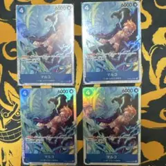 ワンピースカード　srマルコ　4枚セット