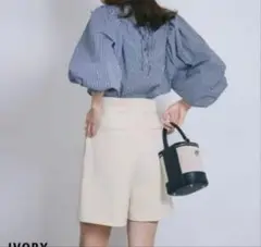 basement online ハイウエストショートパンツ