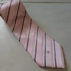 Burberry Black Label シルク ネクタイ ピンク
