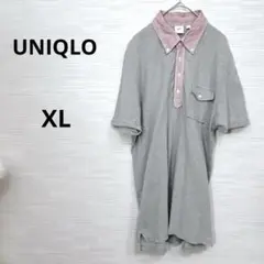 美品★UNIQLOユニクロ コラボ ポロシャツ XL ゆったり 綿100