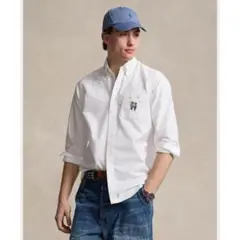 新品　ベア　RALPH LAUREN ラルフローレン　オックスフォードシャツ　白
