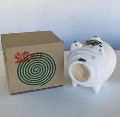【新品未使用】蚊取りぶた　蚊遣り　蚊取り器　ブタ　陶器　万古焼　かわいい