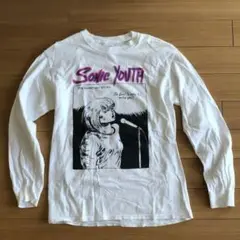 Sonic youth ソニックユース 長袖　tシャツ バンドT 白 ロンT