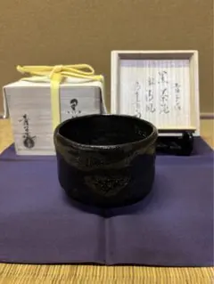 檜垣青子 扇面 松竹梅 香合 金 青子 共箱 栞付 茶道 送料込 晴 美品 楽 m63609158650_1.jpg?1683902459