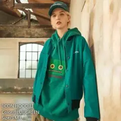 LIBERE リベーレ ICON HOODIE アイコン フーディー グリーン