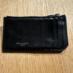 SAINT LAURENT ブラックコインケース カードケース