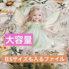 ♡リトルガールプリンセス♡Ｂ5サイズが入るデザインを楽しめる軟質蛇腹ファイル⭐️