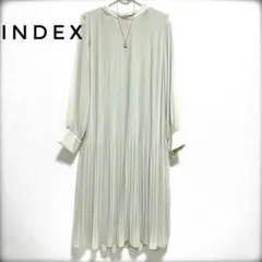 セール♡極美品 index インデックス プリーツワンピース 結婚式 ゆるだぼ