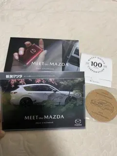 MAZDA 非売品 卓上カレンダー2023 100周年コースター