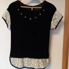 Super Beauty カットソー　黒色