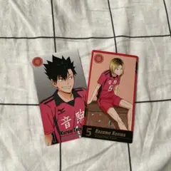 劇場版ハイキュー展ゴミ捨て場の決戦　トレーディングチケット風カード