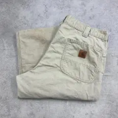 レアカラー　TAN　ダックペインターパンツ　カーハート　古着　ベージュ　W38