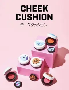 VT×BT21♡コラボ チーククッション #01