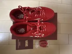 美品　VANSヴァンズ SUPERB スパーブV2960 LOGO赤　27㎝