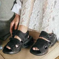 NIKE AIR MAX SOL SANDAL FN4290 BK 24cmC