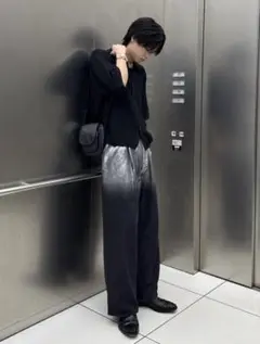 SINSS ハーフスリーブメッシュニットシャツ