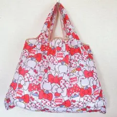 エコバッグ コンパクト ディズニー キャラクター キティリボン