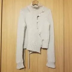 LUTZ HUELLE 変形カーディガン