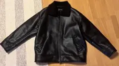 niko and... ブラックレザージャケット L