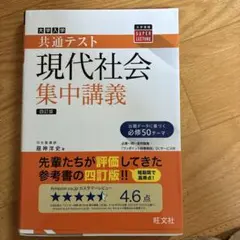 現代社会 集中講義 第四版 旺文社