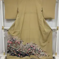 お年玉新品正絹色留袖最高級手描加賀五彩友禅美術本加工伝統染古典四季花鳥礼装祝い文