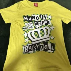 BABYDOLL イエロー Tシャツ
