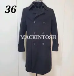 訳あり　マッキントッシュ　トレンチコート　ブラック　size:36